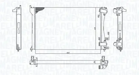 Радіатор MAGNETI MARELLI 350213171300
