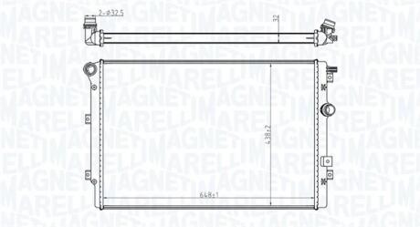 Chіodnica TIGUAN 1.4/2.0TSI 2.0TDI MAGNETI MARELLI 350213196800