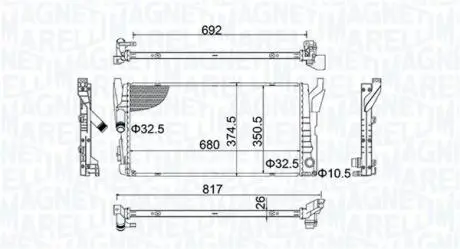 Автозапчасть MAGNETI MARELLI 350213202800