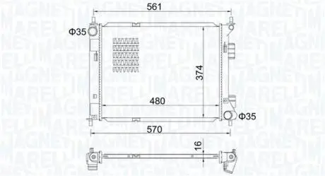 Автозапчасть MAGNETI MARELLI 350213204500