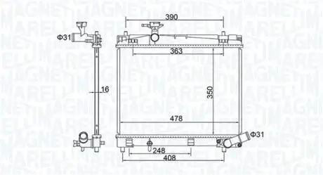 Автозапчасть MAGNETI MARELLI 350213208400