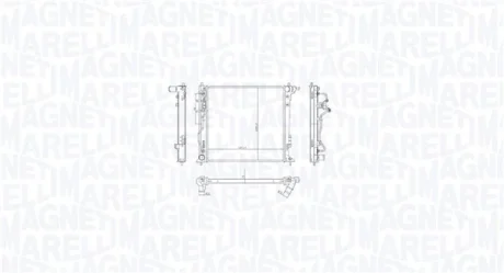 Радіатор двигуна HYUNDAI TUCSON 2.0DH 10.18-12.20 MAGNETI MARELLI 350213216300