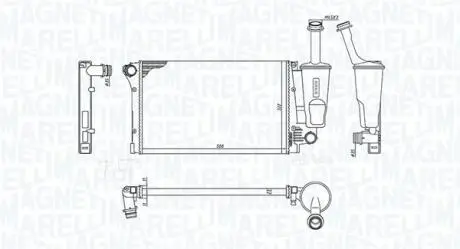 Радиатор MAGNETI MARELLI 350213381000