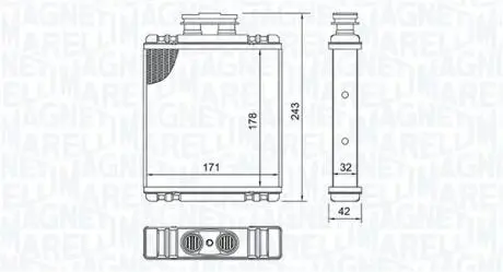 Автозапчасть MAGNETI MARELLI 350218517000