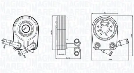 Масляний радіатор MAGNETI MARELLI 350300000100