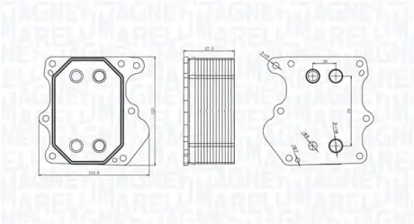 Масляний радіатор MAGNETI MARELLI 350300000500