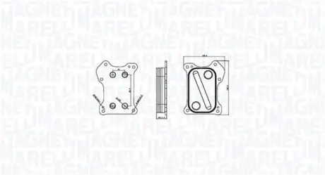 Масляний радіатор MAGNETI MARELLI 350300000800