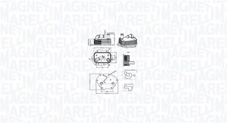 Охолоджувач мастила MAGNETI MARELLI 350300002600
