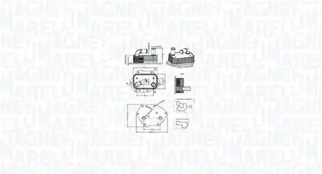 Охолоджувач мастила MAGNETI MARELLI 350300002600