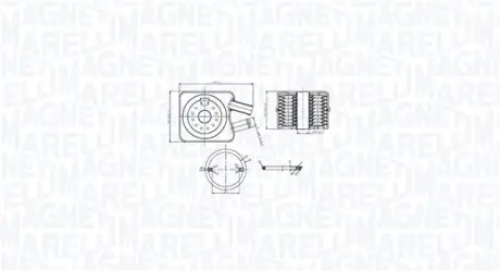 Масляний радіатор MAGNETI MARELLI 350300003200