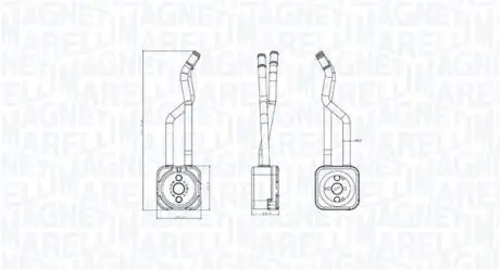 Охолоджувач мастила MAGNETI MARELLI 350300003800