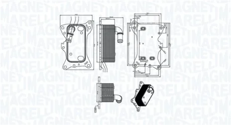 Масляний радіатор MAGNETI MARELLI 350300006300