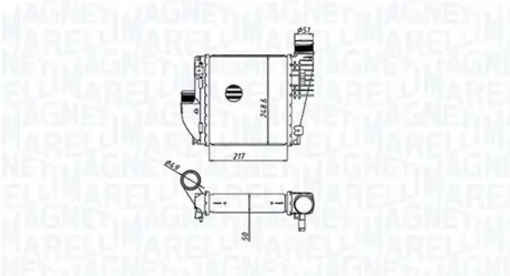 CITROEN Інтеркулер C4 II, Grand Picasso, C4 Picasso, Peugeot 308 1.2/2.0HDI MAGNETI MARELLI 351319205330