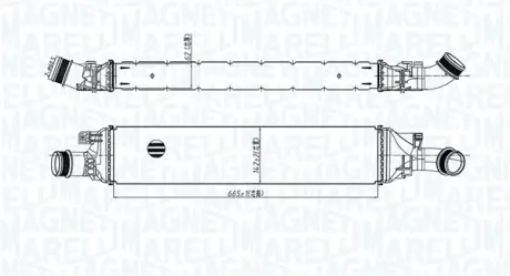 Інтеркулер AUDI Q3 2.0/2.0D 06.11-10.18 MAGNETI MARELLI 351319205600