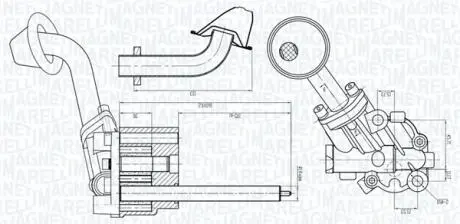 Масляний насос MAGNETI MARELLI 351516000005