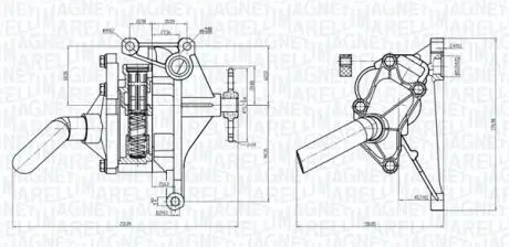 Масляный насос MB Sprinter 2.2CDI 00-06 OM611 MAGNETI MARELLI 351516000041