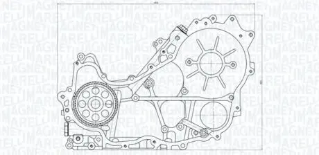 TOYOTA Оливний насос HILUX VII 2.5 D 4WD 05-15, DYNA 2.5 01- MAGNETI MARELLI 351516000118