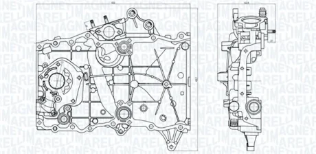 Масляний насос TOYOTA LAND CRUISER PRADO, TACOMA 2.7 11.03- MAGNETI MARELLI 351516000120