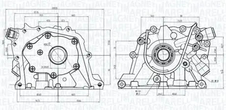 FORD Оливний насос Focus, Fiesta, MAZDA MAGNETI MARELLI 351516000127