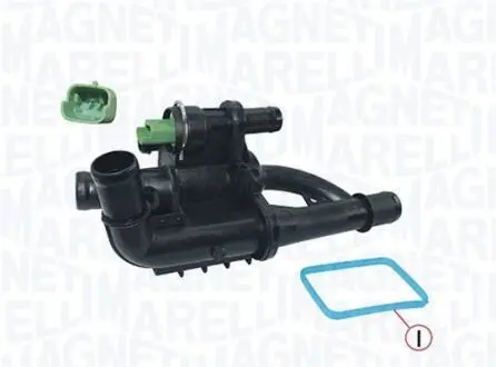 Термостат Fiat Scudo/Citroen Berlingo 1.6D 02-(83°C) (с прокладкой) MAGNETI MARELLI 352317101950