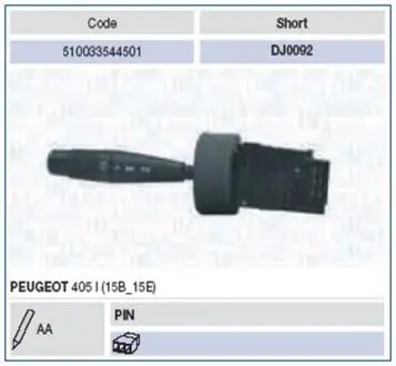 Подрулевой переключатель MAGNETI MARELLI 510033544501