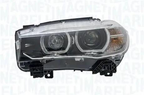 Фара Лів (bi-xenon, D1/H7/LED, автоматична, без мотора, колір повороту: помаранчевий) BMW X5 (F15, F85), X6 (F16, F86) BMW 07.13- MAGNETI MARELLI 710815029055