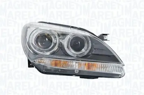 Фара Лів (bi-xenon, D1S/H3/LED, автоматична, з лампочкою, колір повороту: помаранчевий) BMW 6 (F12), 6 (F13), 6 GRAN COUPE (F06) MAGNETI MARELLI 711451000652