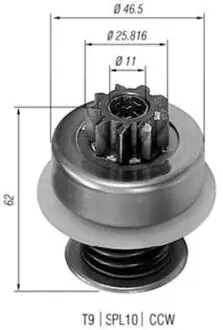 Бендикс стартера MAGNETI MARELLI 940113020088
