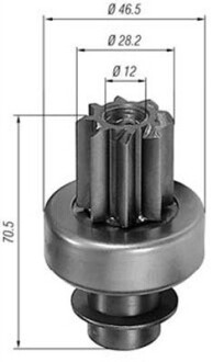 Провідна шестерня стартер MAGNETI MARELLI 940113020148