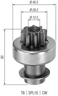 Бендікс стартера MAGNETI MARELLI 940113020170