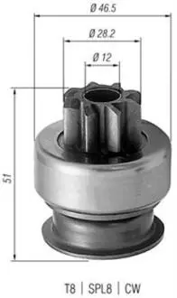 Бендікс стартера MAGNETI MARELLI 940113020176