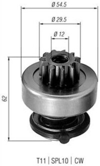 Бендікс стартера MAGNETI MARELLI 940113020217 (фото 1)