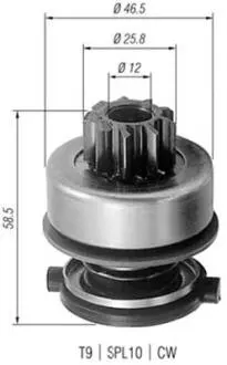 Бендикс стартера MAGNETI MARELLI 940113020259