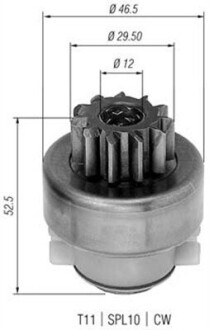 Бендикс стартера MAGNETI MARELLI 940113020283 (фото 1)