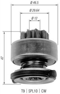 Бендікс стартера MAGNETI MARELLI 940113020335