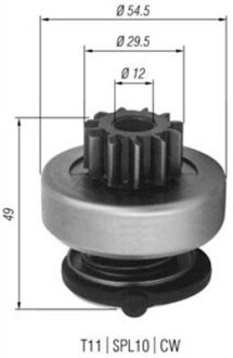 Бендікс стартера MAGNETI MARELLI 940113020352 (фото 1)