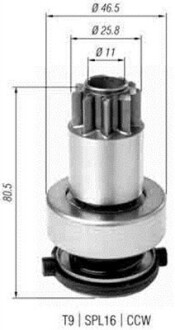 Бендікс стартера MAGNETI MARELLI 940113020385