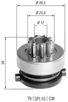 Бендікс стартера MAGNETI MARELLI 940113020389 (фото 1)