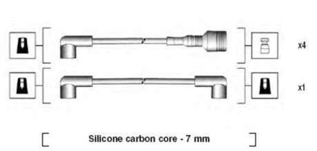 Дроти запалення, набір MAGNETI MARELLI 941044120502