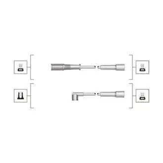 Набор проводов зажигания MAGNETI MARELLI 941319170066