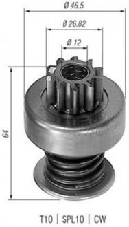 Бендикс стартера MAGNETI MARELLI AMB0055