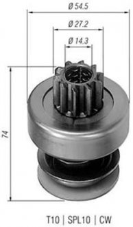 Бендикс стартера MAGNETI MARELLI AMB0134