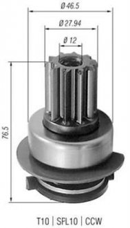 Бендікс стартера MAGNETI MARELLI AMB0223