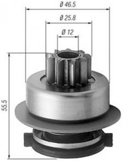 Бендікс стартера MAGNETI MARELLI AMB0256