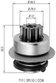 Бендікс стартера MAGNETI MARELLI AMB0260