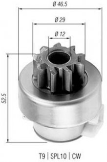 Бендікс стартера MAGNETI MARELLI AMB0325