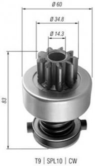 Бендікс стартера MAGNETI MARELLI AMB0358