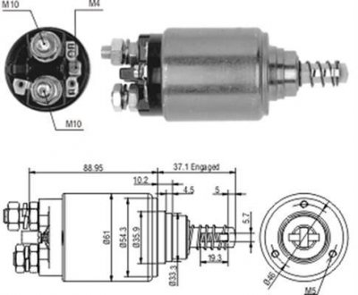 Соленоїд стартера MAGNETI MARELLI AME0187 (фото 1)