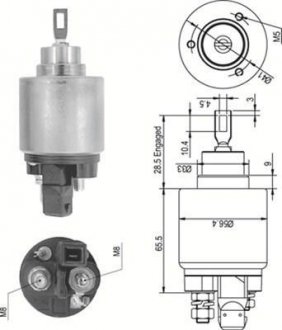 Тягове реле, стартер AUDI SEAT MAGNETI MARELLI AME0343