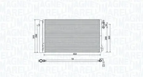 Конденсер кондиціонера MAGNETI MARELLI BC752